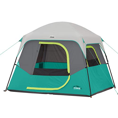 Spacious 4 Person Cabin Tent with Screen Room