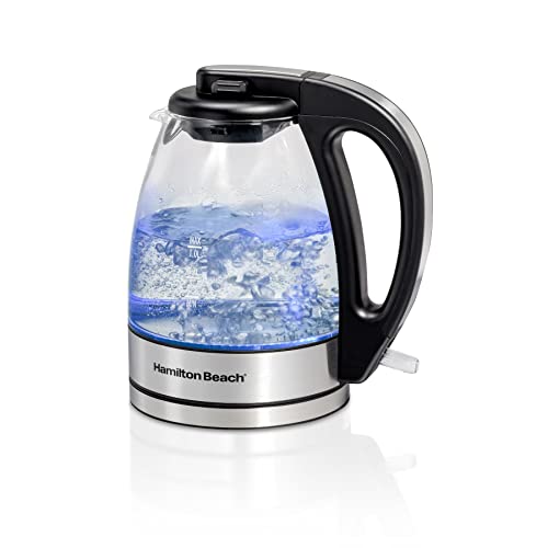 Hamilton Beach Glass Electric Tea Kettle - Fast Boiling and Stylish Design