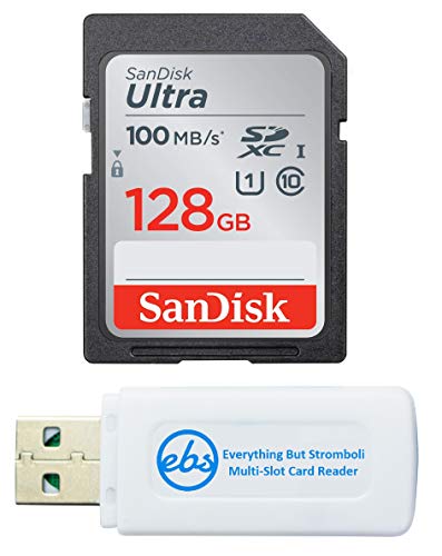 SanDisk Ultra SDXC 128GB SD Card Bundle