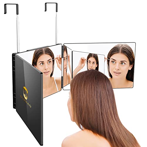 GLDDAO 3 Way Mirror for Self Hair Cutting