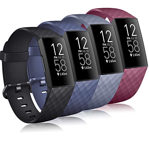 Tobfit Replacement Bands Compatible for Fitbit Charge 4 / Fitbit Charge 3, Small Size