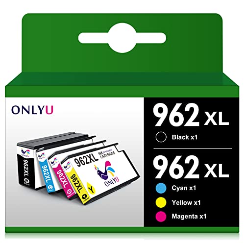 ONLYU Remanufactured Ink Cartridge Replacement for HP OfficeJet Pro Printers