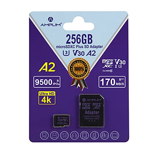 Amplim 256GB Micro SD Card