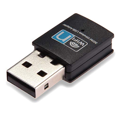 300Mbps USB WiFi Adapter - LOTEKOO Wireless LAN Network Card Adapter WiFi Dongle