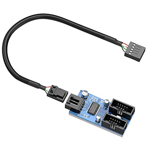 Rocketek USB 2.0 9pin Header Splitter Adapter