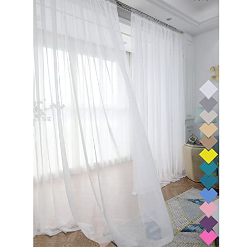 White Sheer Curtains - Light and Airy Elegance for Any Room