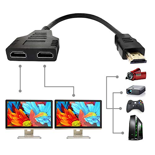 HDMI Cable Splitter 1 to 2 Out