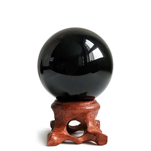 Obsidian Crystal Sphere