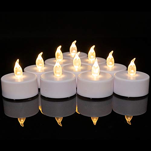 MINXIN Battery Operated Tea Lights Candles: 24 Pack