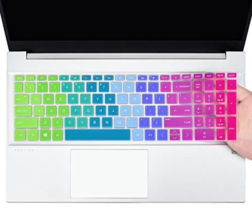 HP 17.3 Laptop Keyboard Cover - Rainbow