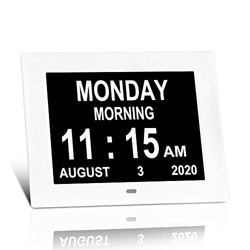 Jaihonda 8-inch Digital Calendar Day Clock