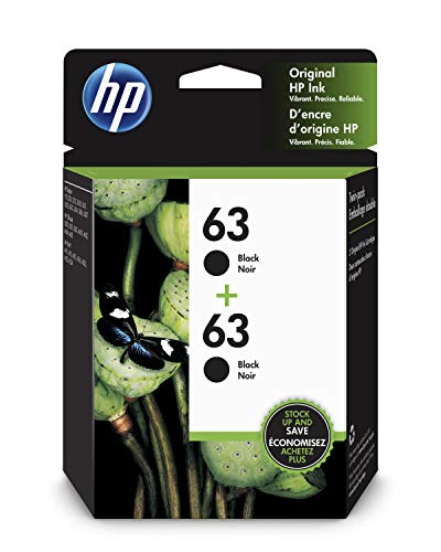 HP 63 Black Ink Cartridges