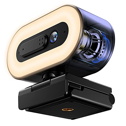 GUSGU G920 FHD 1080P Webcam with Microphone and Speakers