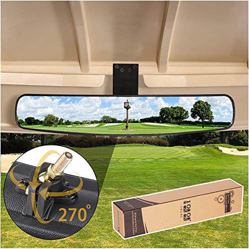 Adjustable Golf Cart Panoramic Rear View Mirror