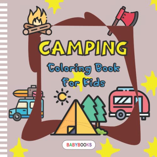 Kids Camping Coloring Book