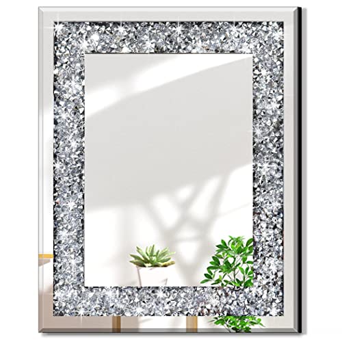QMDECOR Sparkling Decorative Wall Mirror