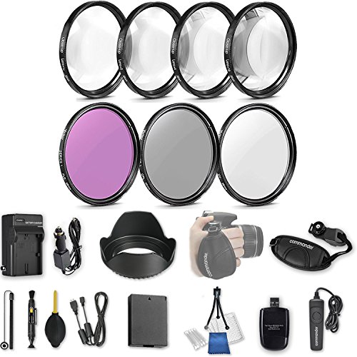 58mm Canon Accessory Kit with Filters and More
