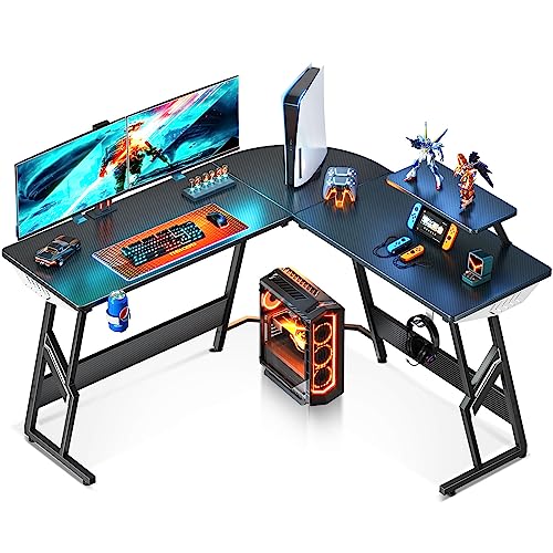 Spacious and Stylish Gaming Desk with Monitor Stand