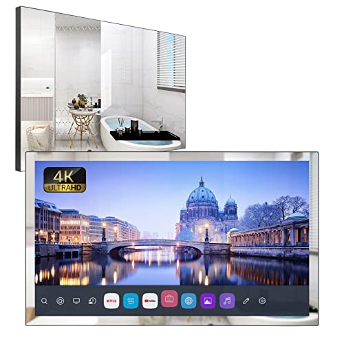 Soulaca 32 inches Magic Mirror 4K LED Smart TV