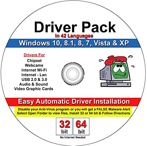 Driver Pack Dvd for Windows Computers and Laptops