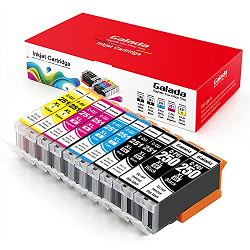 GALADA Compatible Ink Cartridges for Canon Printers