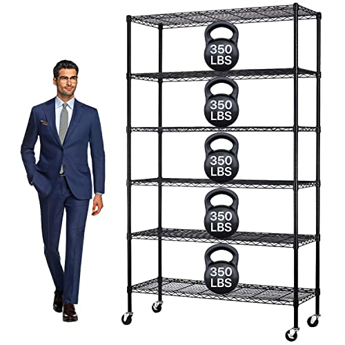 Metal Shelf Wire Shelving Unit with Wheels