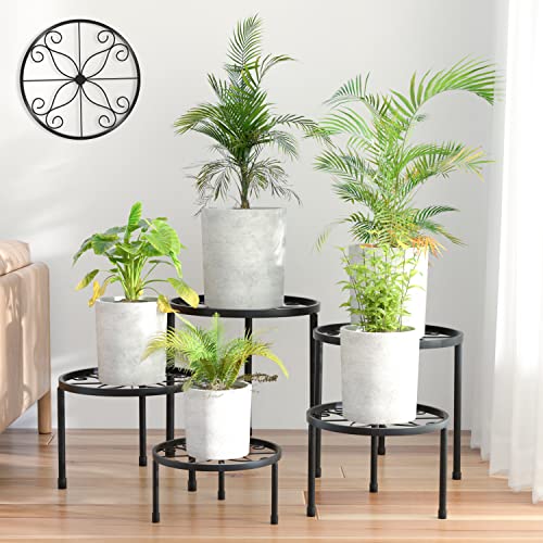5-Pack Metal Plant Stands