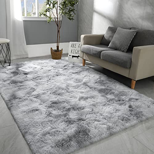 Hutha Large Area Rug - Premium Soft Shag Fuzzy Carpet for Home Decor