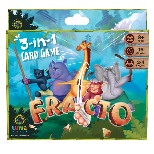 Luma World Fracto Card Game for Learning Fractions