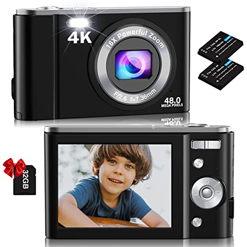 Nsoela 4K FHD 48MP Kids Camera