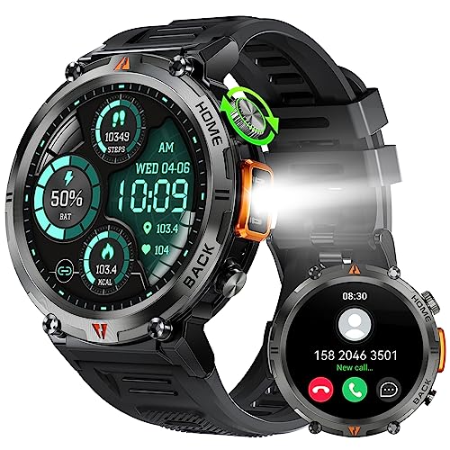 Outdoor Tactical Rugged Smartwatch