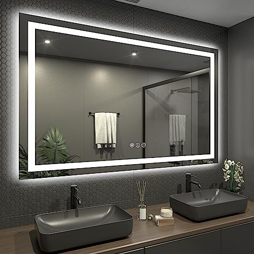 ODDSAN Lighted Bathroom Mirror