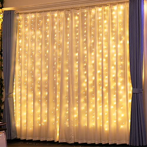 LED Curtain String Lights with Remote