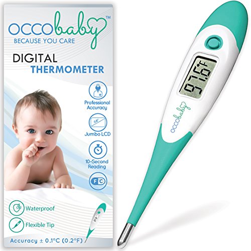 OCCObaby Baby Thermometer - Quick & Accurate Fever Alarm