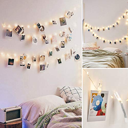 Photo Clips String Fairy Lights Battery Powered Decoration