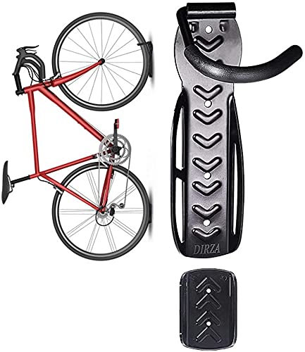 Vertical Bike Storage Rack with Tire Tray