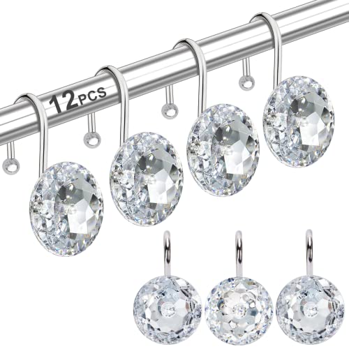 Bling Shower Curtain Hooks