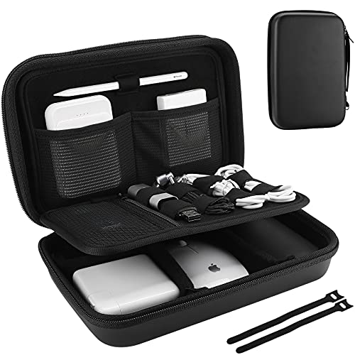Portable Electronic Organizer Case - Black