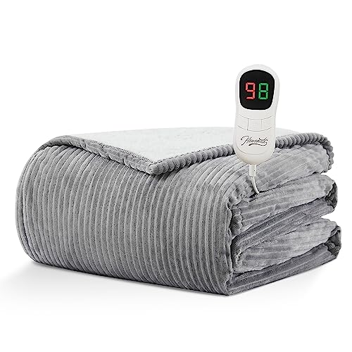 HomeMate Heated Blanket Electric Throw - Premium Comfort and Safety