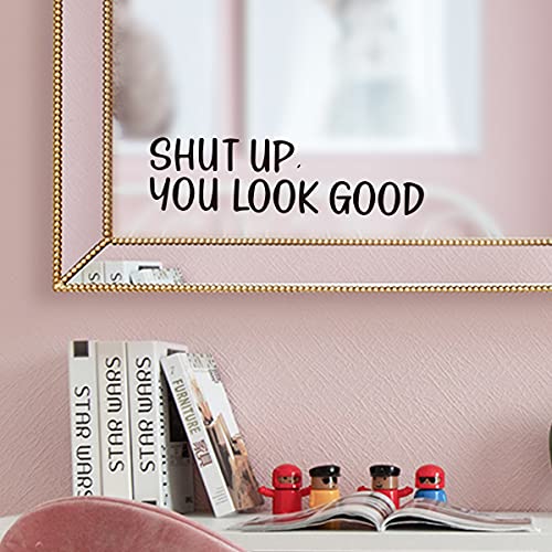 Motivational Quote Mirror Decal - Inspirational Wall Stickers