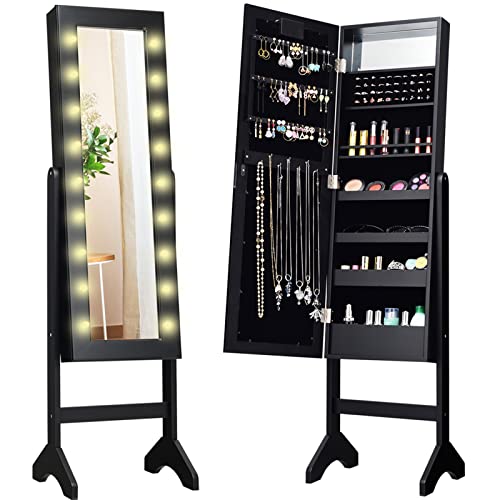 Giantex Standing Jewelry Armoire