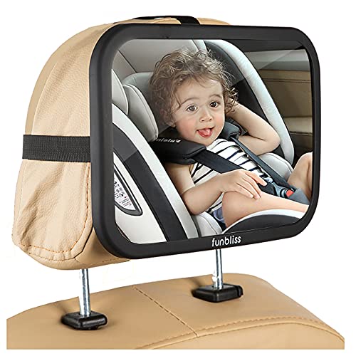 Stable Backseat Mirror for Baby Car Safety