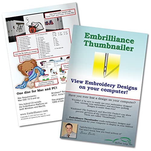 Embrilliance Thumbnailer Software