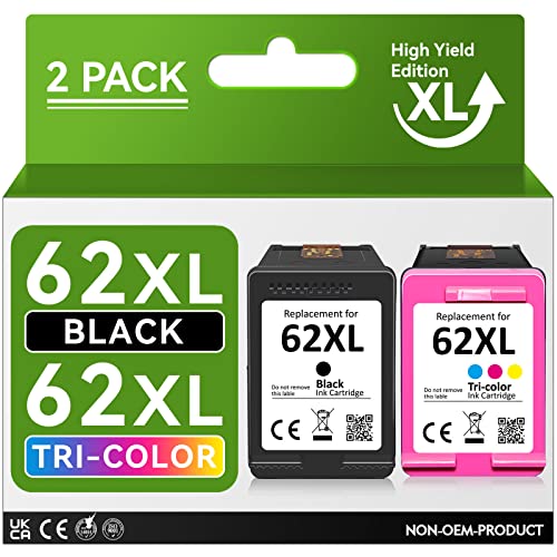 HP 62XL Ink Cartridges Combo Pack