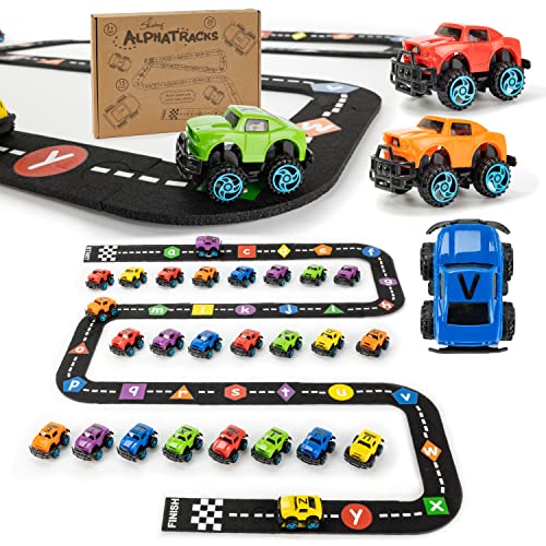 Skoolzy AlphaTracks Race Car Track Set