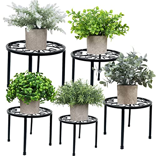 HAINARverS Metal Plant Stands 5-Pack