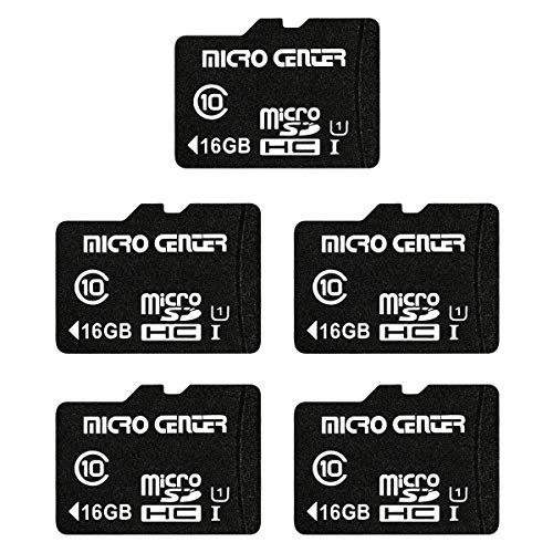 Micro Center 16GB Class 10 Micro SDHC Flash Memory Card