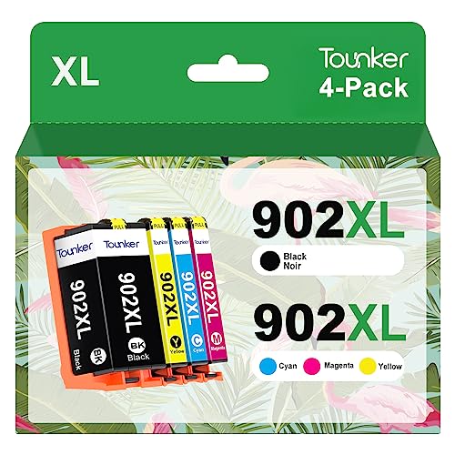 902XL Ink Cartridges Combo Pack Compatible for HP 902XL 902XL