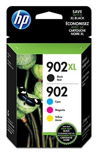 HP 902/902Xl Ink Cartridges 4-Pack