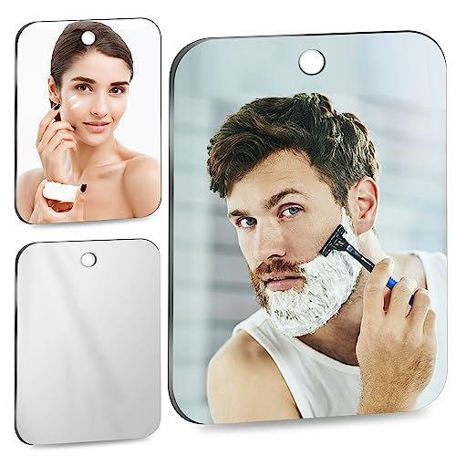 Portable Fogless Shower Mirror for Shaving and Makeup